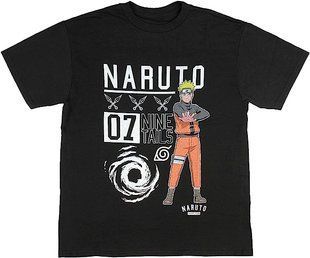 Чоловіча футболка Bioworld Naruto 07 Nine Tails MFA112BL60 фото