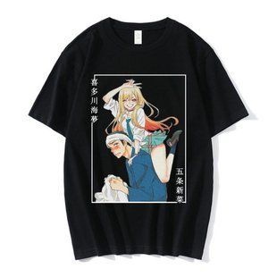Чоловіча футболка з принтом Фарфорова лялечка закохалася XS, Чорний ANIMEFBL5407ANF фото