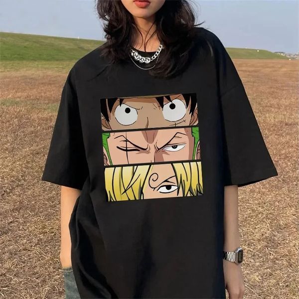 Чоловіча футболка з принтом One Piece ( аніме ван прайс) XS, Чорний ANFBBLWH156AN фото